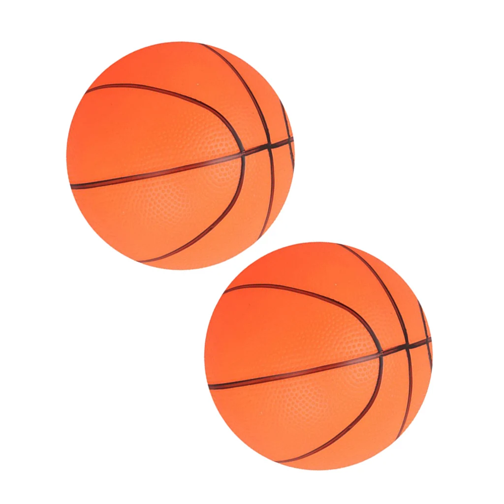 

MagiDeal 2pcs Mini Bouncy Basketball Indoor/Outdoor Sports Ball Kids Toy Gift Orange Indoor Outdoor Game Beach Ball