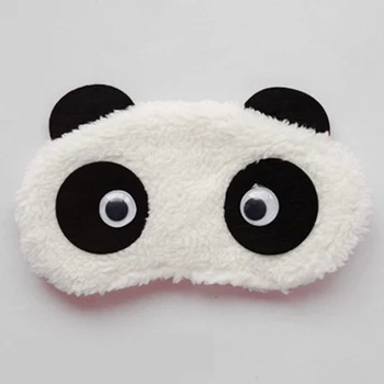 

1pc Cute Panda Sleep Mask Eye Shade Cartoon Blindfold Shading Sleep Goggles sleeping Aid Eyeshade Relax eyepatch dropshipping