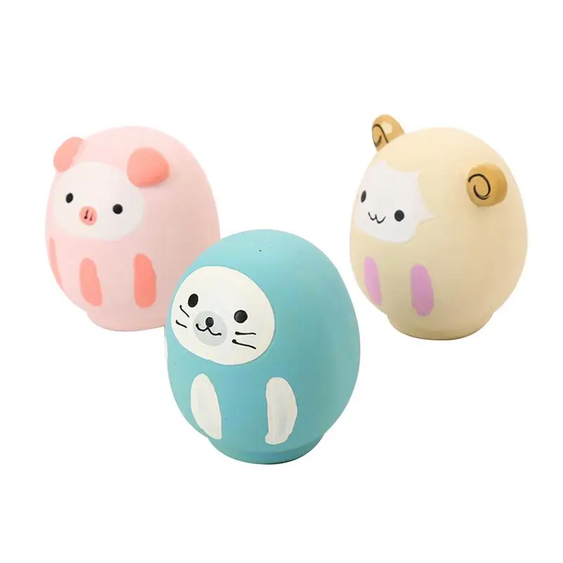 

Cute Squeak Toy Dog Toy Bite-Proof Teeth Grinding Latex Toy Pet Interactive Training Ball Healthy And Non-toxic Clean Teeth