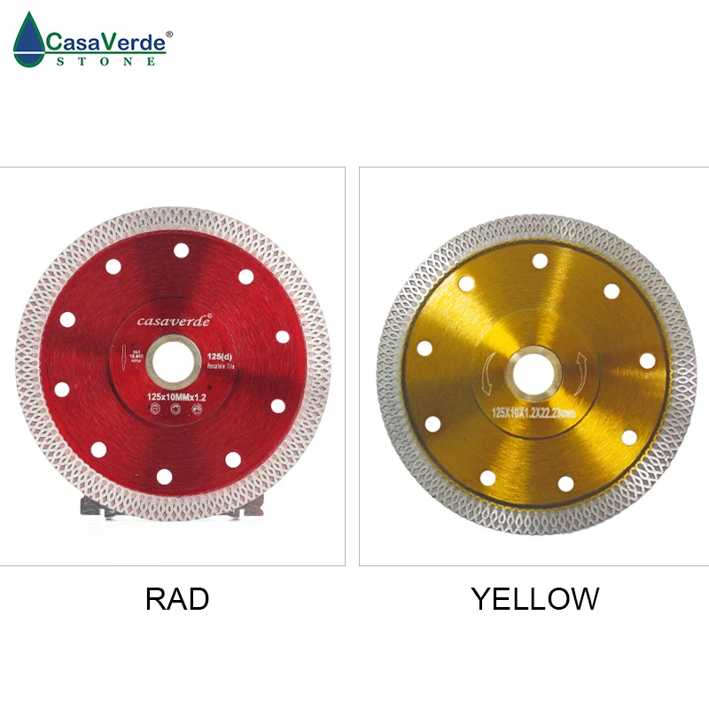 5pcs/lot 125mm Super Thin 5 Inch Diamond Porcelain Saw Blade Porcelain