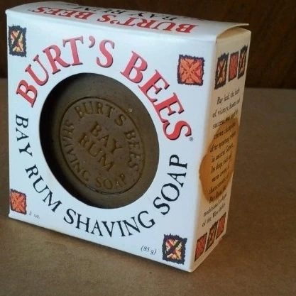 Мыло для бритья Burt's Bees Bay Rum (диск) 3 унц. бар|Ванная| |
