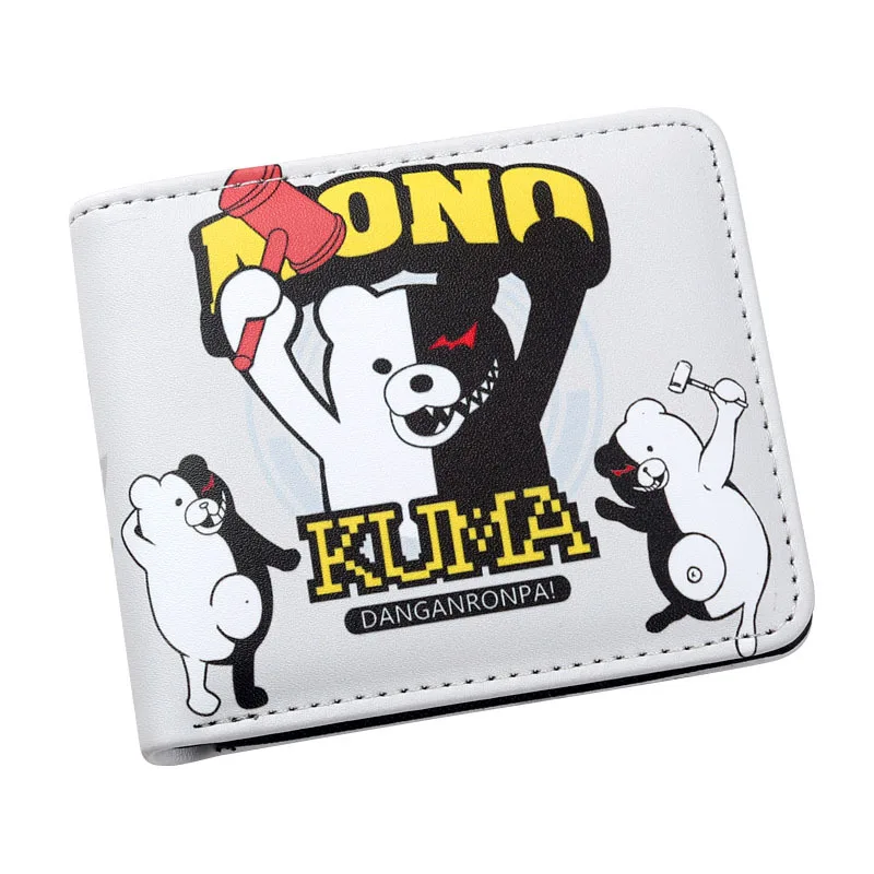 

Japan aime Wallet Danganronpa wallet Monokuma Bear Cartoon Wallet Unisex Short Purse Student coin purse