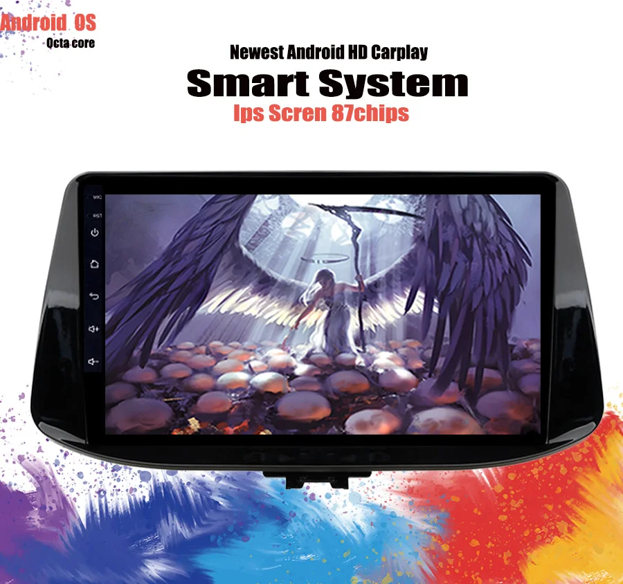 Best Android 9.1 Car dvd player for Hyundai I30 2017 2018 2019 Car Radio gps navigation stereo DSP RGB Carplay multimedia Video Audio 1