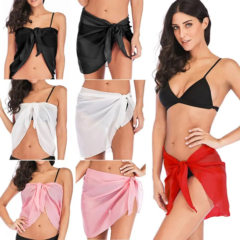 

LELINTA Sexy beach cover up sarong summer bikini cover-ups wrap pareo beach dress skirts towel