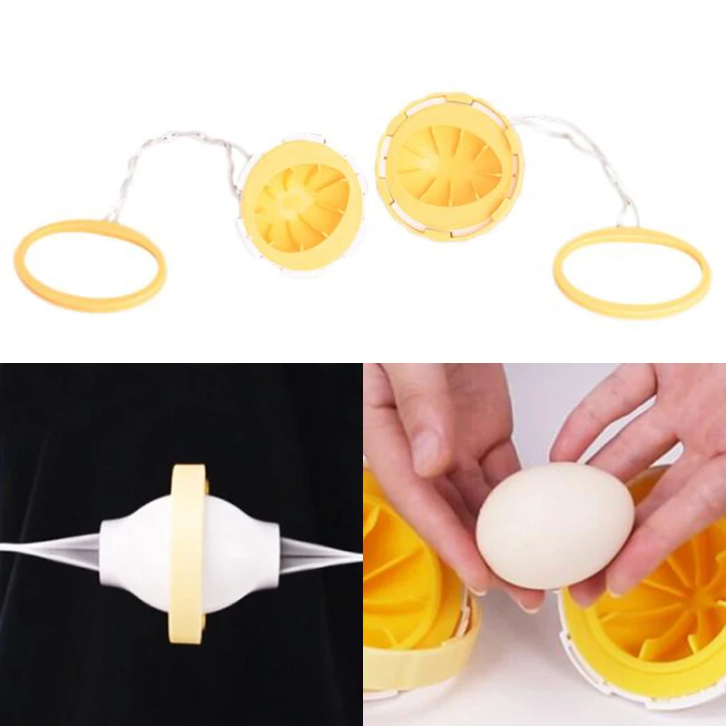 

1PC Golden Egg Maker Egg Shaker Scrambler Egg Yolk White Mixer Hand Kitchen Tool