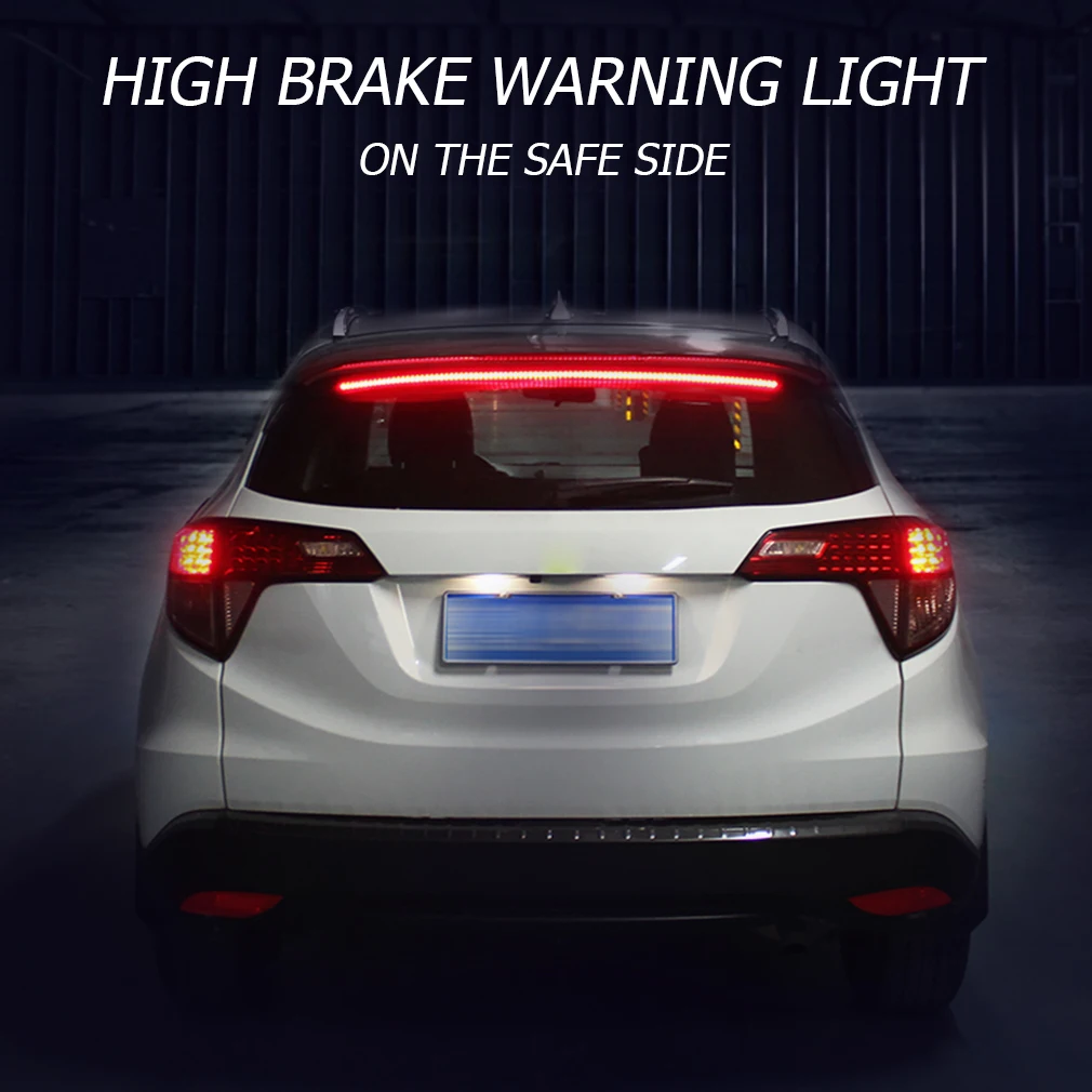 Car Red Rear Tail Third Brake Light LED Light High Mount Stop Lamp Turn Signal Safety Warning Driving Strip Light 12V Car Red Rear Tail Third Brake Light LED Light High Mount Stop Lamp Turn Signal Safety Warning Driving Strip Light 12V