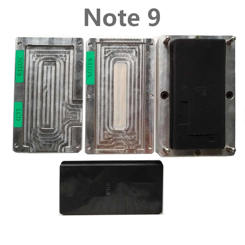 

Mold Set For Samsung Note 9 OCA Vacuum Laminating No Bend Flex Rubber Pad LCD Screen Alignment Metal Mould Laminator Machine