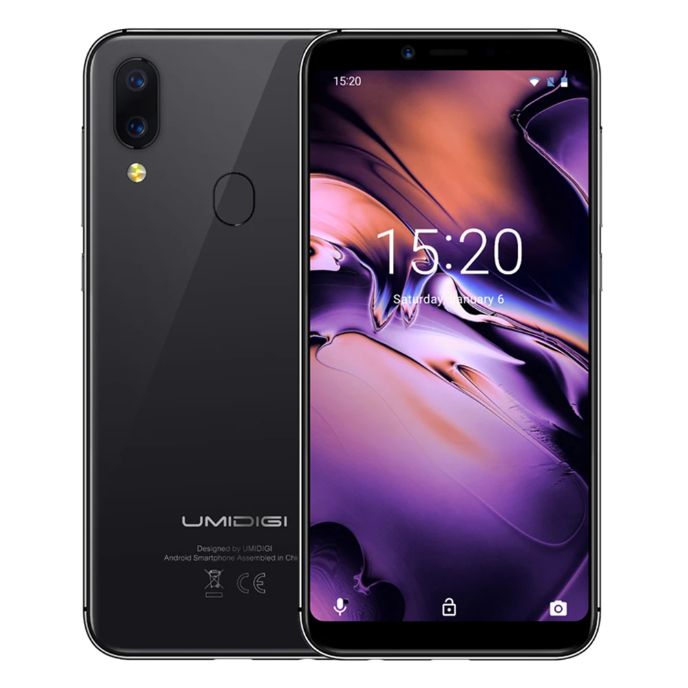 Новые UMIDIGI A3 4G смартфон 5 дюймов Android 8 1 MTK6739 4 ядра 2 ГБ Оперативная память 16