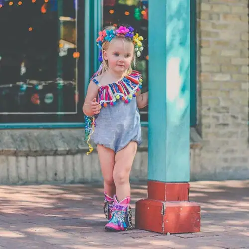 

Baby Colorful Romper 2019 New Kid Jumper Kid Baby Girl Sleeveless One-Pieces Romper Jumpsuit Outfits Wholesale