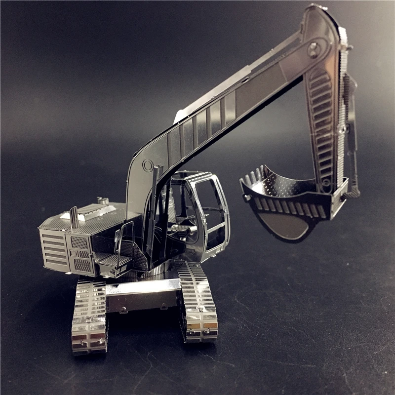 MMZ модель NANYUAN 3D металлическая головоломка модель комплект экскаватор Сборная модель автомобиля DIY 3D лазерная резка модель головоломка игрушка для взрослых