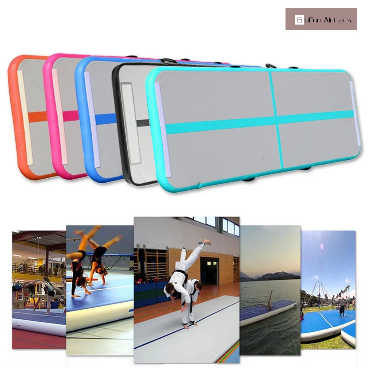 BRIS Inflatable Air Tumbling Track Training Mat   Desertcart