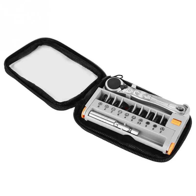 

Hot 12pcs/set 1/4" Quick Ratchet Socket Wrench Screwdriver Bits Set Extension Rod Hand Repair Tools Set