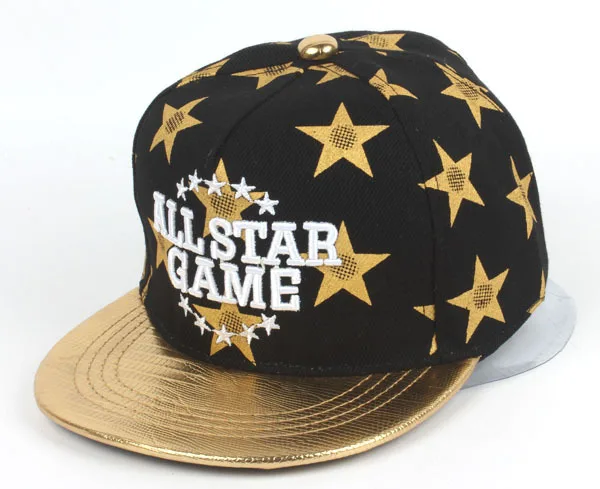 

New Product Spring Children Hats Cotton Embroidery Five-pointed Star Male Girl Plain Edge Cap Fashion Lovely Baseball Hat