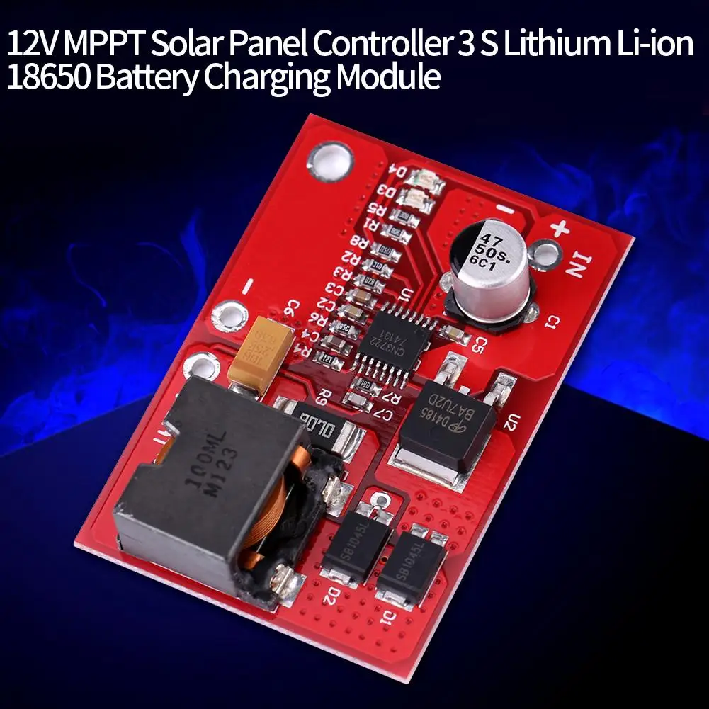 

12V 3 Series Lithium Li-ion 18650 Battery Charging MPPT Solar Panel Regulator Solar Controller MPPT Solar Panel Controller