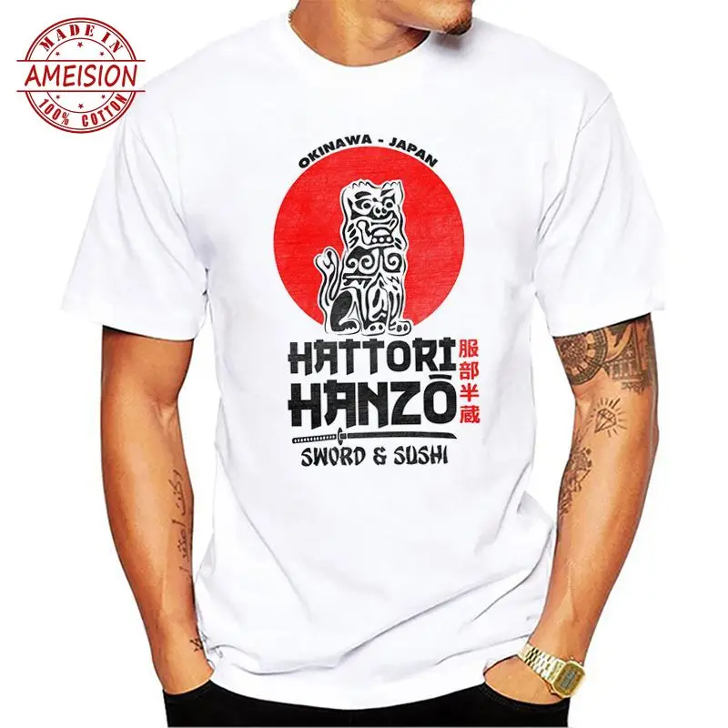 2019 новейшие модные топы лето крутая забавная футболка Hattori Hanzo Pulp fiction «доказательство смерти» мужские футболки с принтом короткая мужская