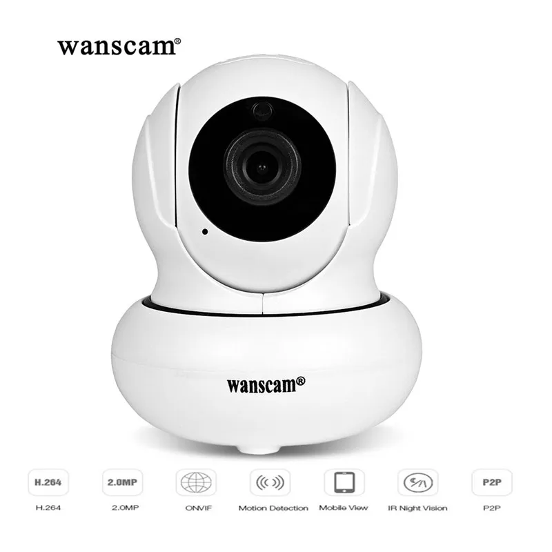 WANSCAM HW0021 IP Камера 1080P HD 2.0MP Wi Fi Беспроводной Крытый безопасности Ночное видение P2P