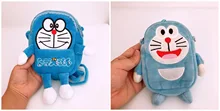 IVYYE 1 PCS Doraemon Anime Plush Bolsa de Ombro Bolsas Tote Sacos de Telefone Bolsa de Moedas Cartão Bolsa Miúdo Dos Desenhos Animados Macio Presentes