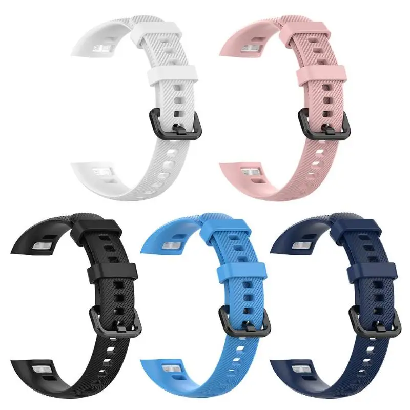 

Colorful Silicone Adjustable Smart Wristband Bracelet Watch Strap Replacement for Huawei Honor Band 4 Watch Strap New Arrival