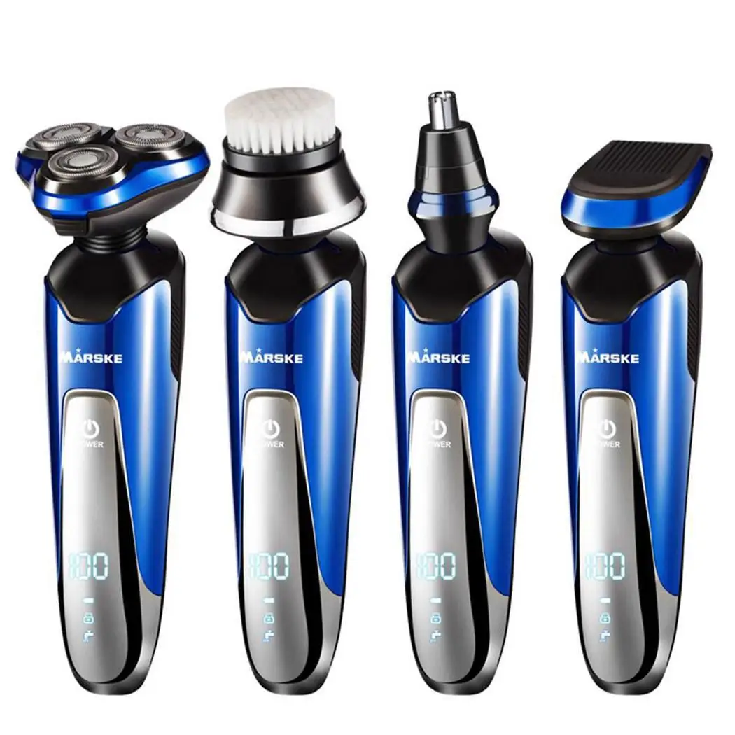 Men Electric Razor Multi function Rechargeable Wash Brush 3D Smart 5W 2