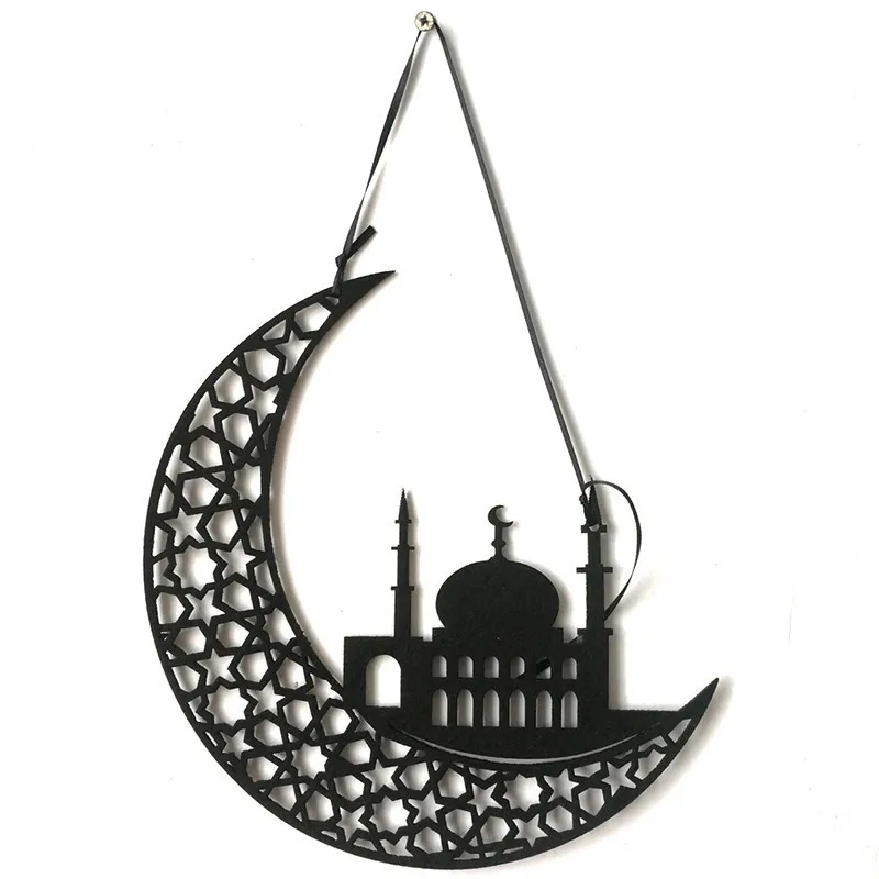 1 Набор DIY Eid кулон Рамадан нетканый материал для дома двери фестиваль украшения