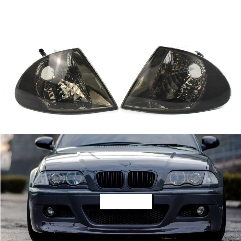 Пара сигнал дыма индикатор угловой светильник подходит для BMW 3 серии E46 1999 01