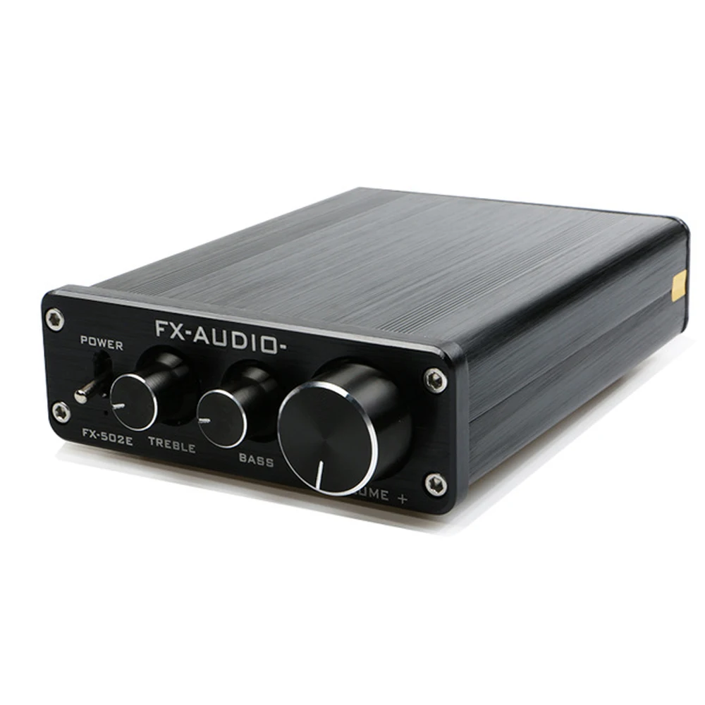 FX-Audio FX502E NE5532P HIFI 68Wx2 2CH мощность чистый цифровой аудио усилитель DC 12 В 1A RCAHeadphone