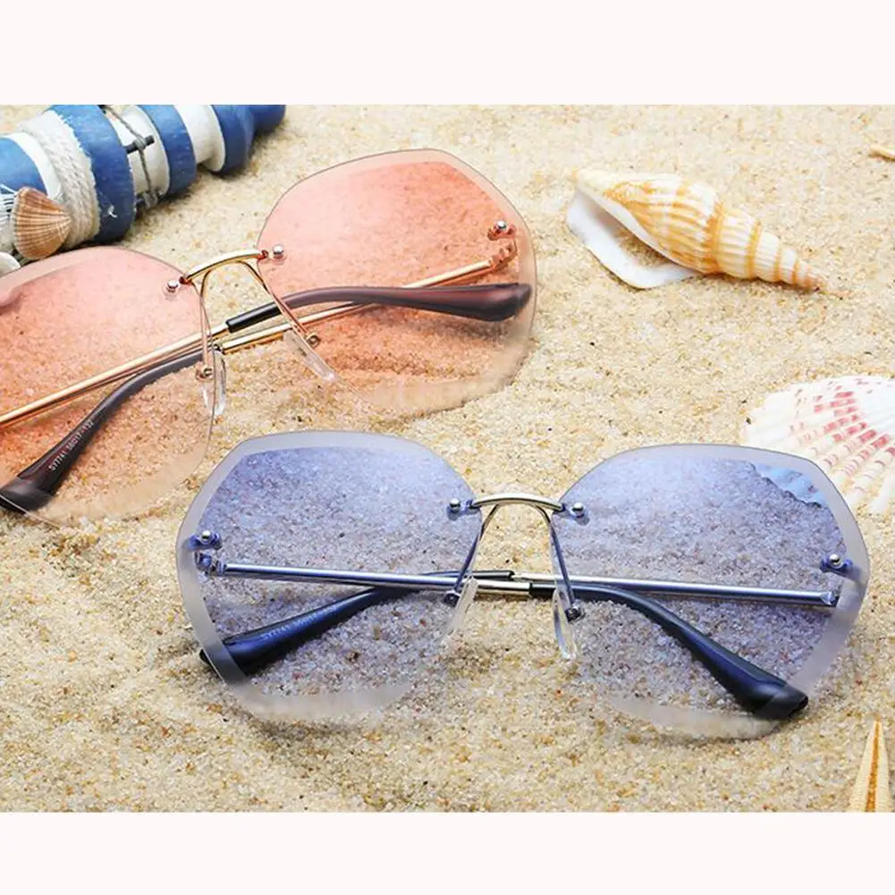 MISSKY, женские летние солнцезащитные очки, UV400, профессиональные, женские, бескаркасные, высокая прочность, солнцезащитные очки, женский аксессуар