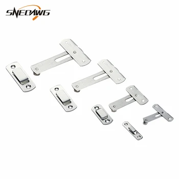 

Stainless Steel Hasps Latch Lock 2/3/4/4.3inch Anti-theft Hasps for Gate House Door Lock Hasps