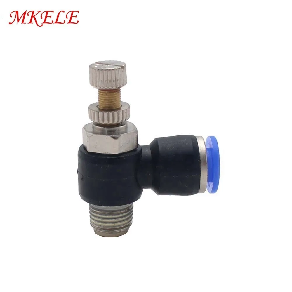 

Free Shipping SL6mm Series Air Fitting Fast Connection Air Speed Regulating 1 Pcs Package High Quality