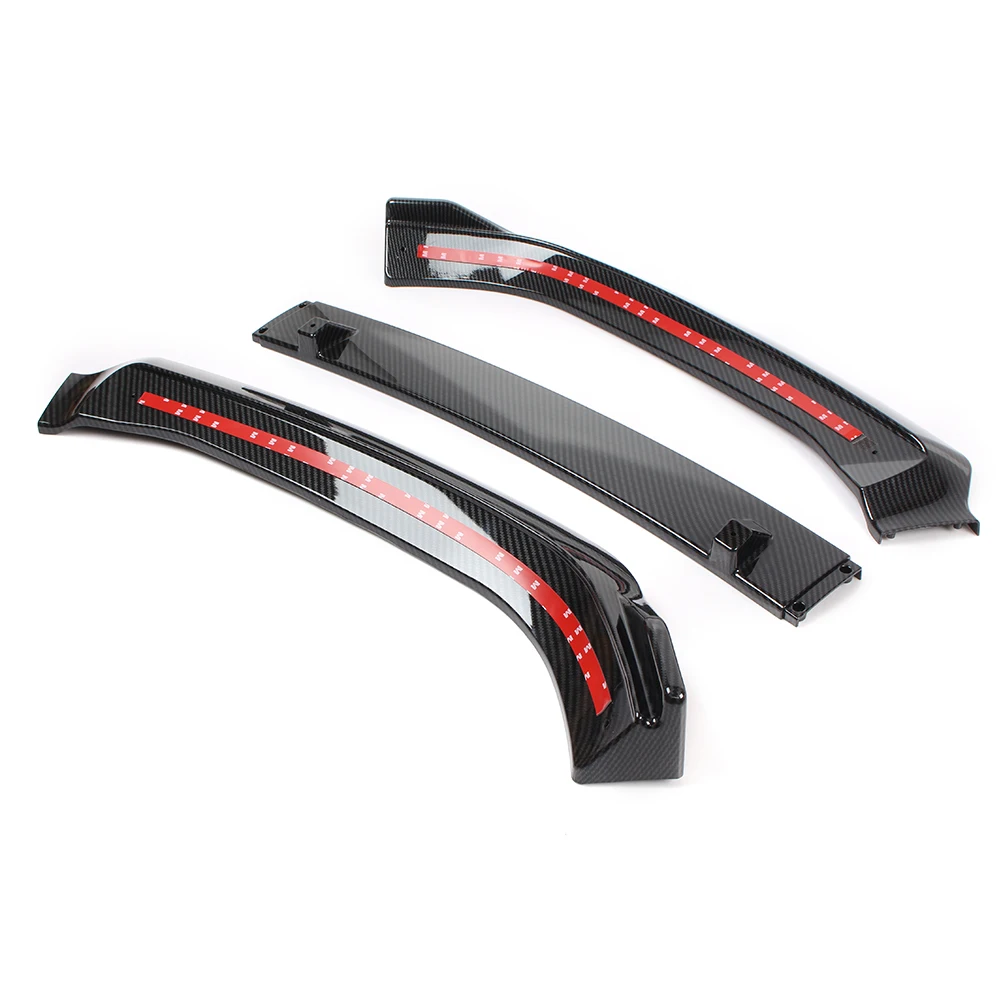 Car Front Bumper Lip Spoiler Kit For Audi A4 4-DR-Aggressive Model Automobile Accessories Carbon Fiber Styling