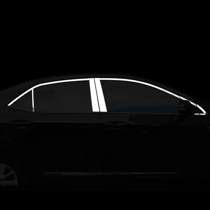 Chromium Decorative Body Door Exterior Fashion Trim Parts Car Styling Decoration Mouldings 14 15 16 17 FOR Toyota Corolla Chromium Decorative Body Door Exterior Fashion Trim Parts Car Styling Decoration Mouldings 14 15 16 17 FOR Toyota Corolla