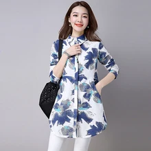 #3009 Chinese Linen Shirt Women White Long Sleeve Retro Floral Print Shirt Women Cotton Long Linen Blouse Female Vintage Tunics #3009 Chinese Linen Shirt Women White Long Sleeve Retro Floral Print Shirt Women Cotton Long Linen Blouse Female Vintage Tunics