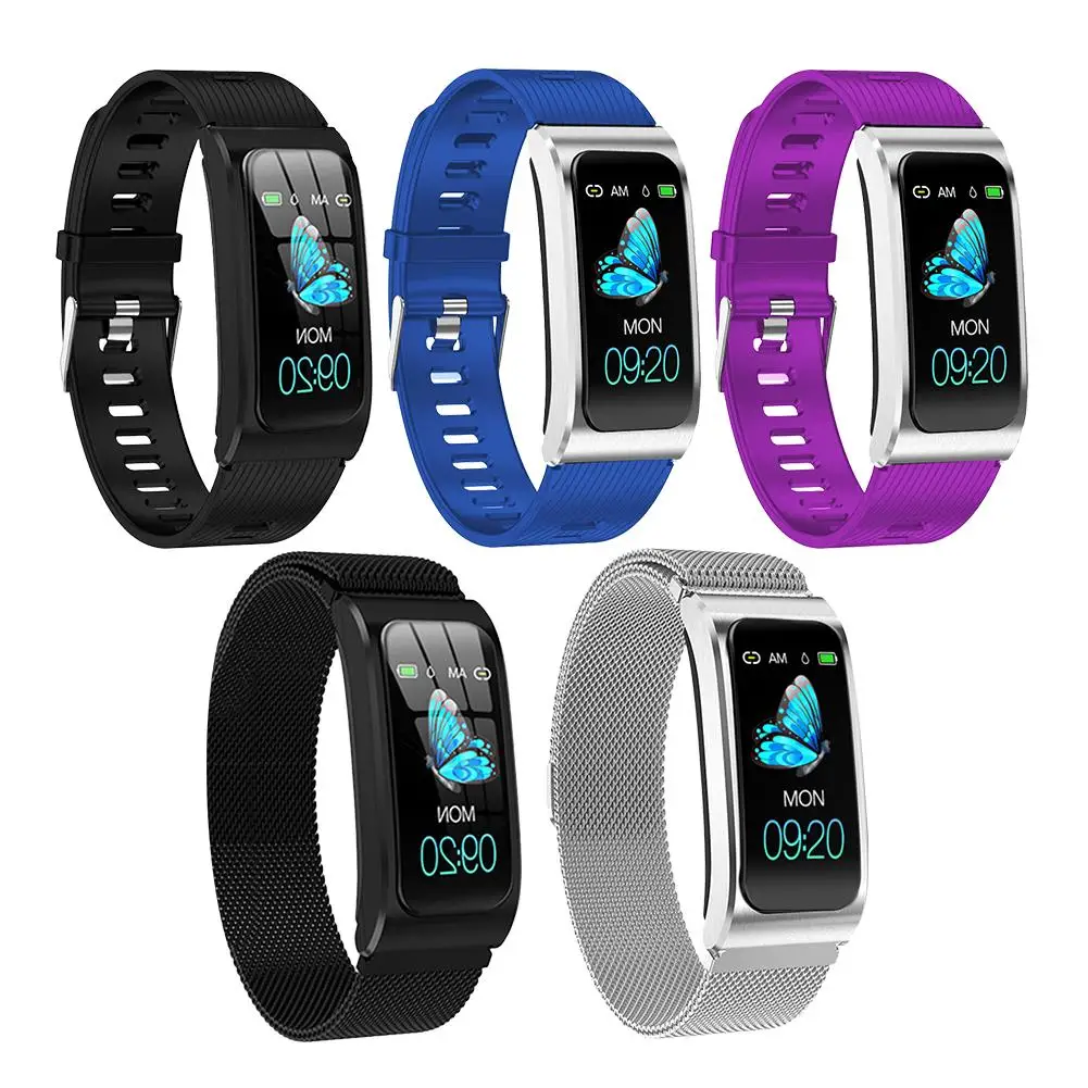 

AK12 Smart Sports Bracelet Wearable Color Screen Calories Counting Exercise Life Waterproof Support Vibration Reminder TPU Strap