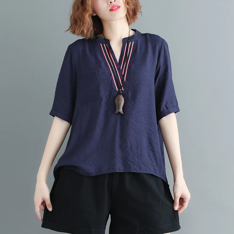 Blue pepper vintage blouses for women