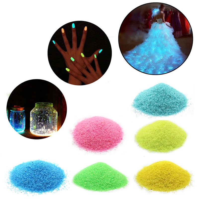 

Popular Aquarium Festival Supplies Party Decoration Fluorescent Particles 1Bag Gravel Fish Tank Luminous Glow Noctilucent Sand