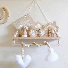 INS, Скандинавская звезда, автомобиль, кисточка, деревянные бусины, украшение для детской комнаты, детская палатка, подвесная подвеска, Настенный декор, реквизит для фотосъемки