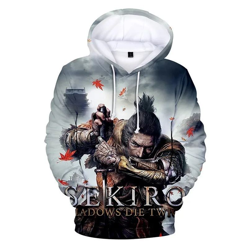 

Men Women Hoodies for New Game SEKIRO Shadows Die Twice Cosplay Hoodie Sweatshirts Casual Jacket Costume Coat