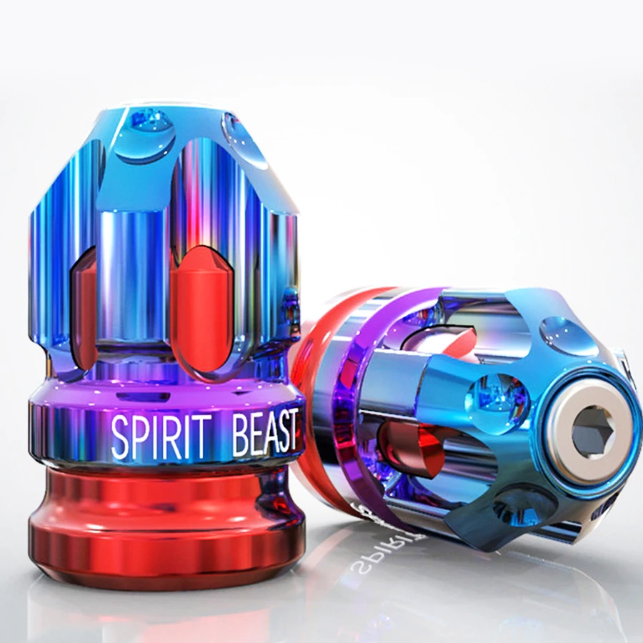 

1 Pair Motorcycle Tire Mouthpiece Decoration Aluminum Alloy Motocross Tire Gas Cap Car-Styling