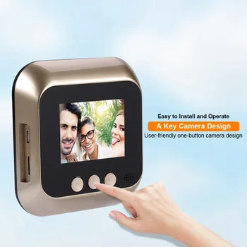 

2.8 Inch HD TFT LCD Screen Display Home Smart Doorbell Security Door Viewer Camera Electronic Cat Eye on Sale
