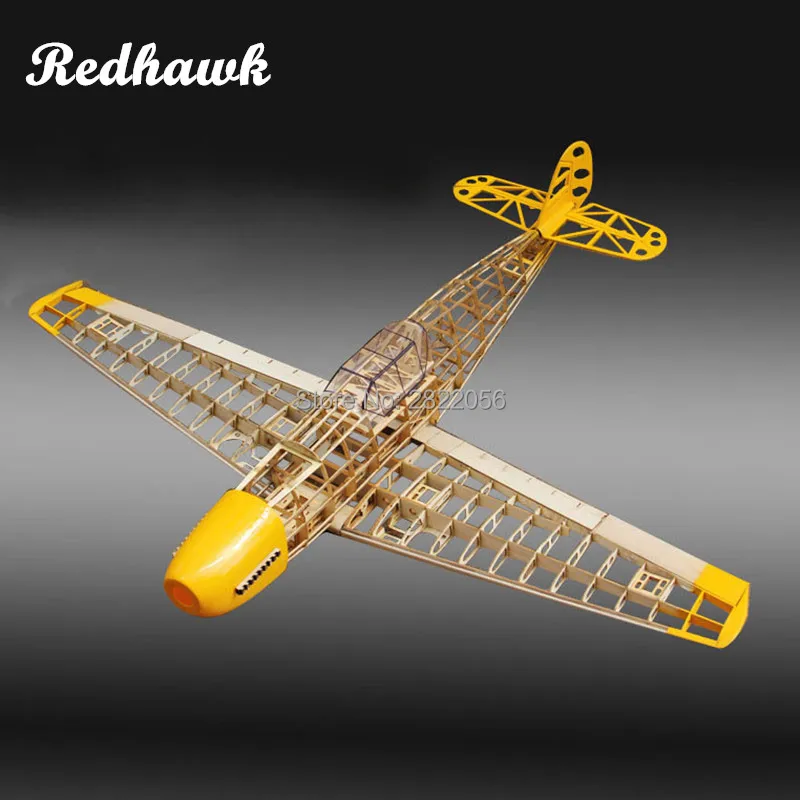 RC AirPlanes Laser Cut Balsa Wood Airplane Kit New BF109 Frame without Cover Model Building Kit  Woodiness model WOOD PLANE
