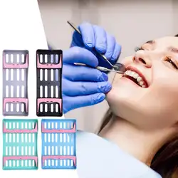 Зубные Пластик стерилизации стойки хирургического поле Дезинфекция инструментов коробка отбеливание зубов инструменты Чистка зубных