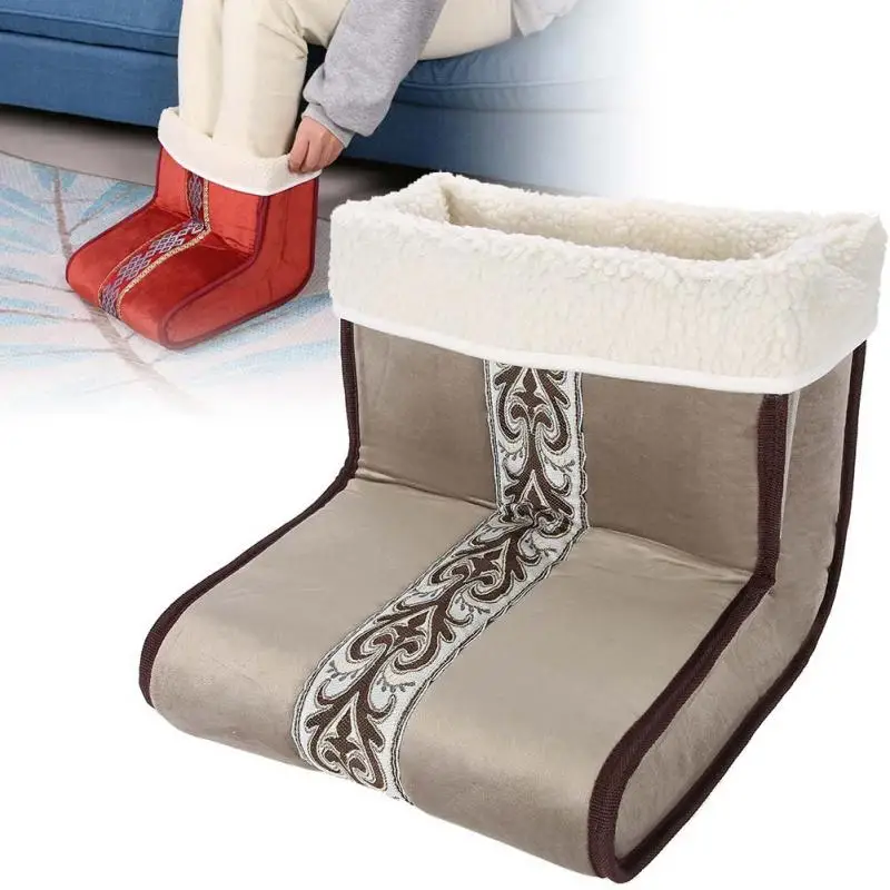 Cotton Velvet Large Electric Foot Warmer 5 Levels Washable Thermal Foot