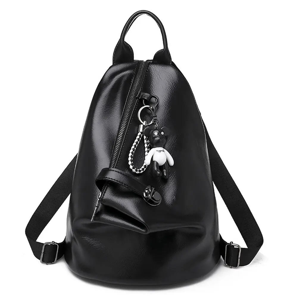 

Women Backpack Leather School Backpack Bag For College Waterproof Travel Bag Women Casual Daypacks Female New