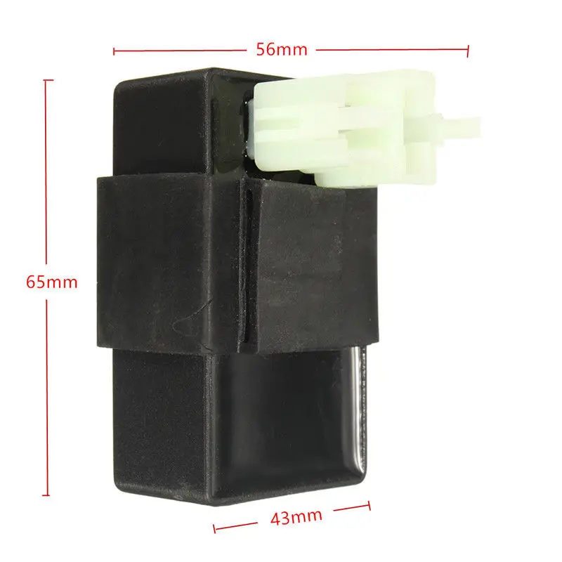 

Racing 6 Pin AC CDI Ignition Box For GY6 50cc 125cc 150cc Moped Scooter ATV Quad Go Kart Buggy Dirt Bike CDI Lighter