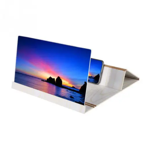  3D Phone Screen Magnifier Stereoscopic Amplifying 12 Mobile Phone Holders & Stands