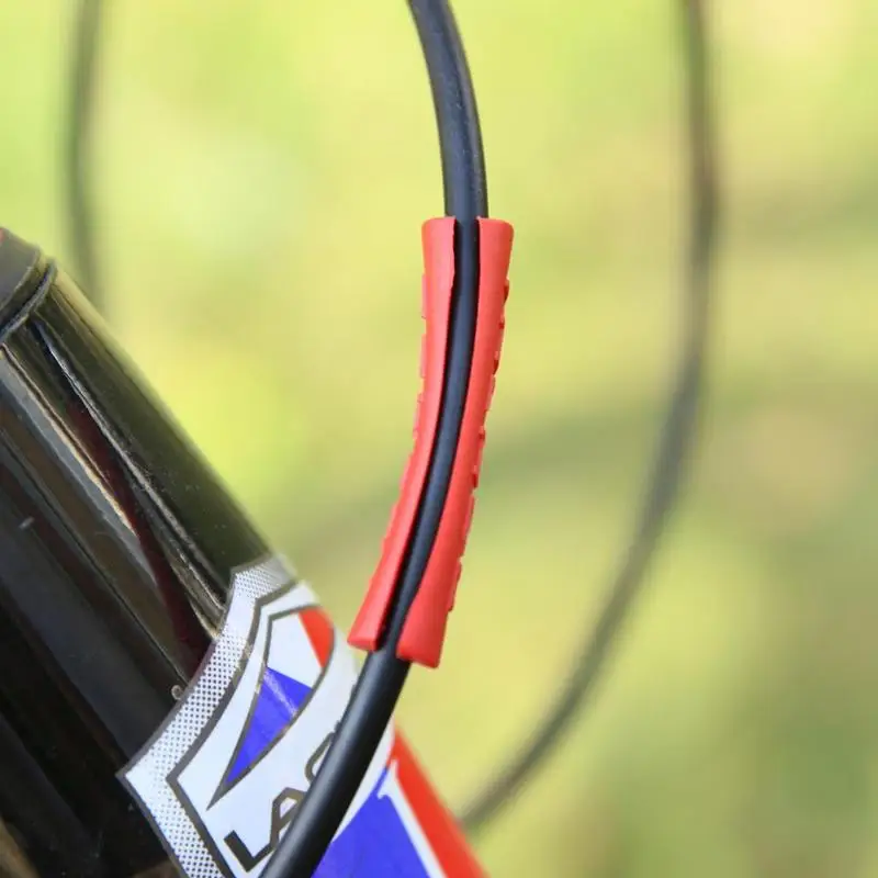 

2pcs/pack Bicycle Sleeve Plastic Cable Protector for Pipe Line Brake Shift Ultralight MTB Frame Protective Cable Guides Cover