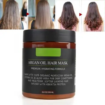 

250g Argan Oil Hair Mask Nourishing Treatment Soft Smooth Repair Damage Treatment Hair Care hair treatment