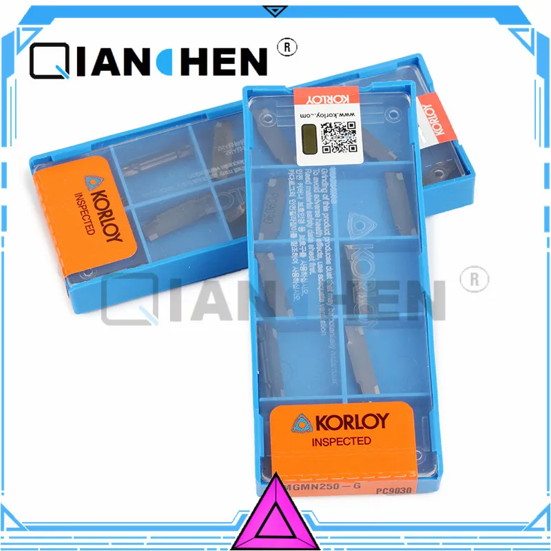 

Genuine Original Korea Korloy MGMN250-G PC9030 (10pcs/lot) High Quality Internal turning tool Insert