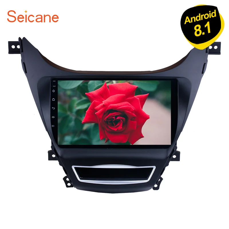 

Seicane Android 6.0/7.1/8.1 9" Car Stereo Radio For 2008 Hyundai Elantra 2Din GPS Multimedia Player With 4-Core Bluetooth OBD2