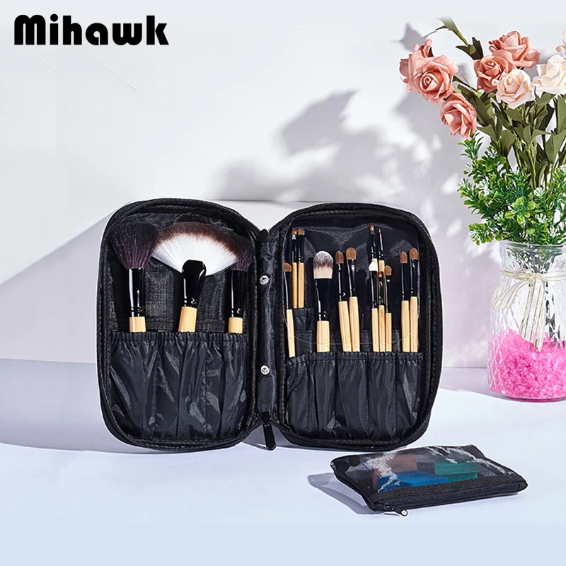 

Mihawk Vanity Toiletry Beauty Cosmetic BagTravel Women's Makeup Box Bathroom Wash Organizers Pouch Weekend Necessary Accessories